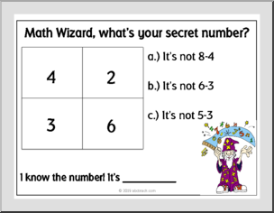 What’s the Secret Number? Math Wizard