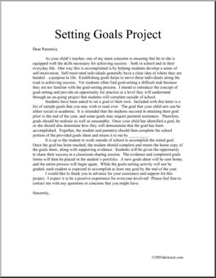 Unit: Setting & Achieving Goals (upper elem/ middle)