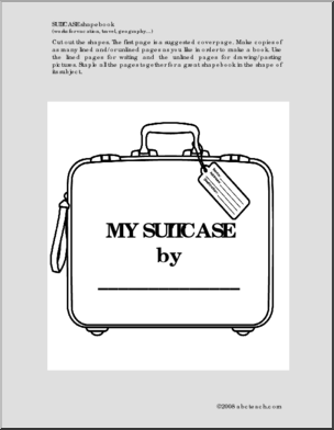 Suitcase of Goals (primary) Shapebook