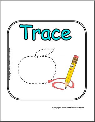 Trace Classroom Sign