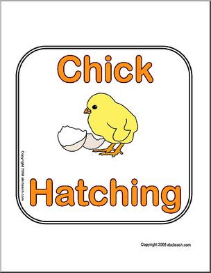 Sign: Chick Hatching
