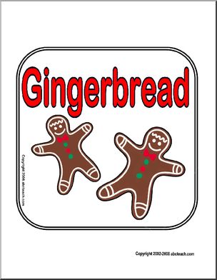 Sign: Gingerbread