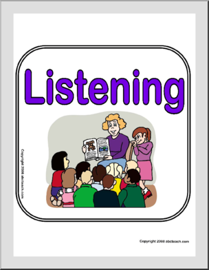 Center Sign: Listening