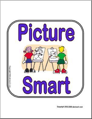 Sign: Picture Smart (multiple intelligence)