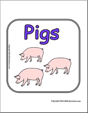 Sign: Pigs