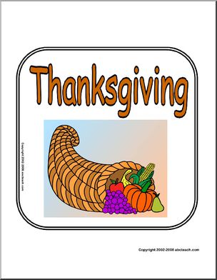 Sign: Thanksgiving