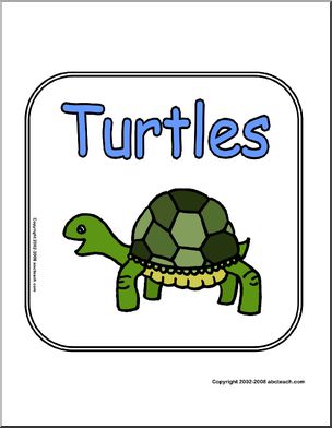 Sign: Turtles