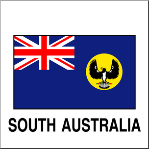 Clip Art: Flags: South Australia Color