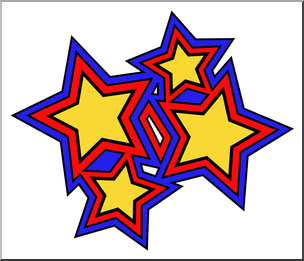 Clip Art: Stars Color 2