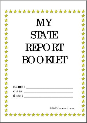 Report Form: State Report Booklet (elem)