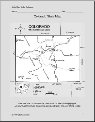 Map Skills: Colorado (with map)