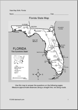Map Skills: Florida (with map)