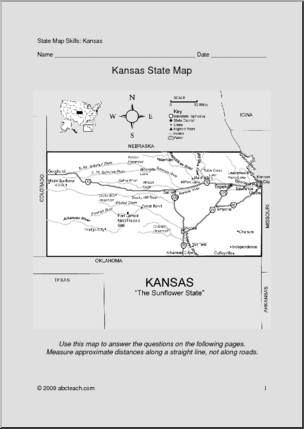 Map Skills: Kansas (with map)