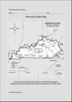 Map Skills: Kentucky (with map)