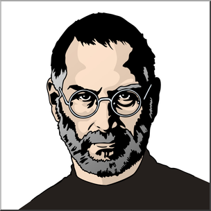 Clip Art: Steve Jobs Color