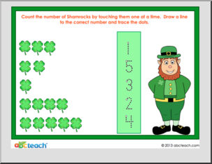 Common Core: Counting in Sequence – Shamrock Theme (kdg)