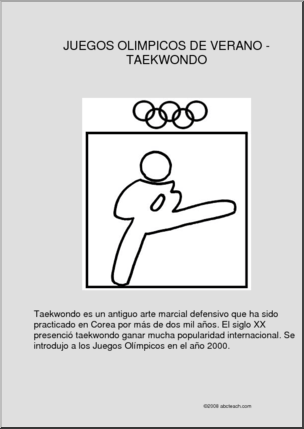 Spanish: Juegos OlÃŒmpicos – Taekwondo (elementaria)