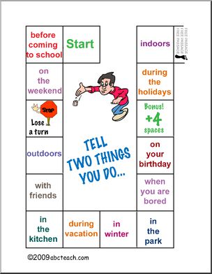 Game: Tell Two Things…(ESL)