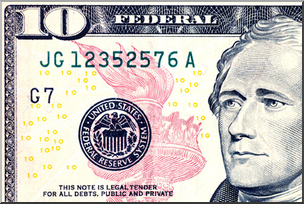 Photo: Money:Ten Dollar Bill 01 LowRes