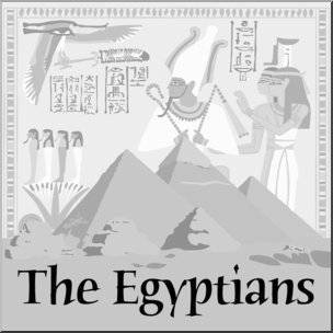 Clip Art: Ancient Civilizations: The Egyptians Grayscale
