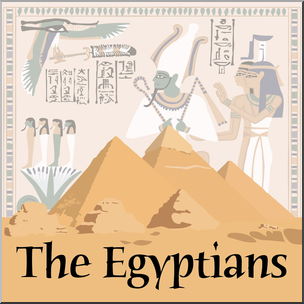 Clip Art: Ancient Civilizations: The Egyptians Color