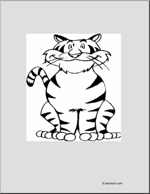 Coloring Page: Tiger