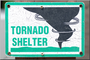Photo: Tornado Shelter Sign 01 LowRes