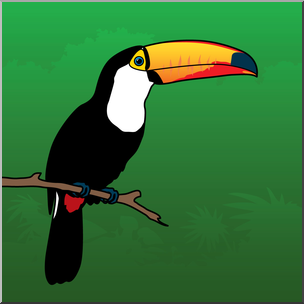 Clip Art: Toucan Color 1