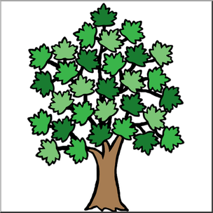 Clip Art: Tree Color