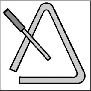 Clip Art: Triangle Grayscale