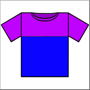 Clip Art: T-Shirt 3 Color
