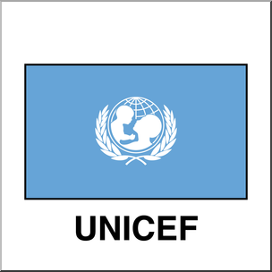 Clip Art: Flags: Unicef Color