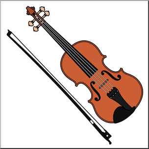 Clip Art: Violin Color