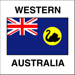 Clip Art: Flags: Western Australia Color
