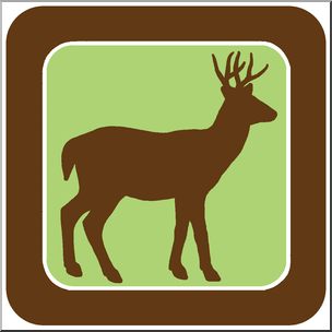Clip Art: Natural Resources: Wildlife Color Unlabeled