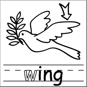 Clip Art: Basic Words: -ing Phonics: Wing &W