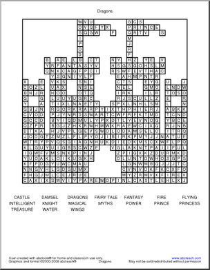 Word Search: Dragons