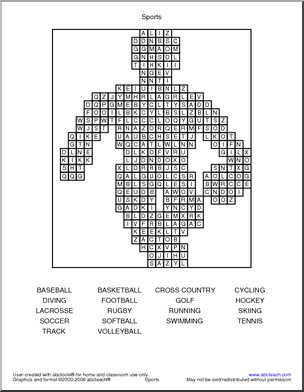 Word Search: Sports