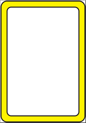 Clip Art: Frame: Yellow