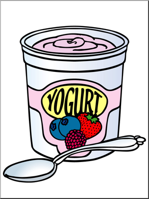 Clip Art: Yogurt Color