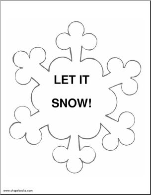 Shapebook: Let it Snow!