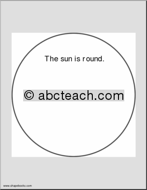 Shapebook: Things That Are Round (primary/elem)