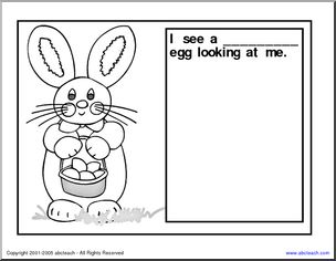 Shapebook: Easter Bunny, Easter Bunny, What Do You See?