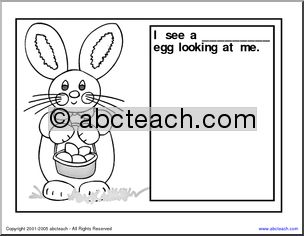 Shapebook: Easter Bunny, Easter Bunny, What Do You See?