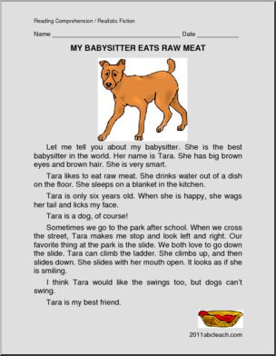 Fiction: My Babysitter Eats Raw Meat (primary)