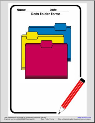 Data Folder Forms (Grades 4-8)