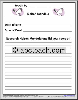 Research Packet Nelson Mandela