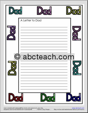 Shapebook: A Letter to Dad
