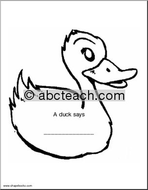 Shapebook: Duck