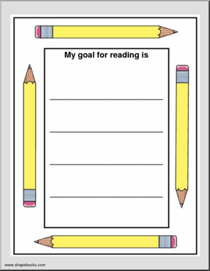 Writing Prompt: My Goals for the Year (elementary)